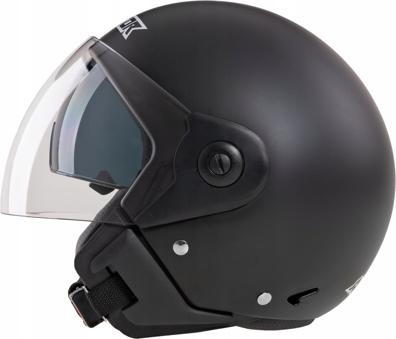 KASK-MOTOCYKLOWY-MAT-NA-SKUTER-MOTOR-Z-SZYBA-VT-L cz
