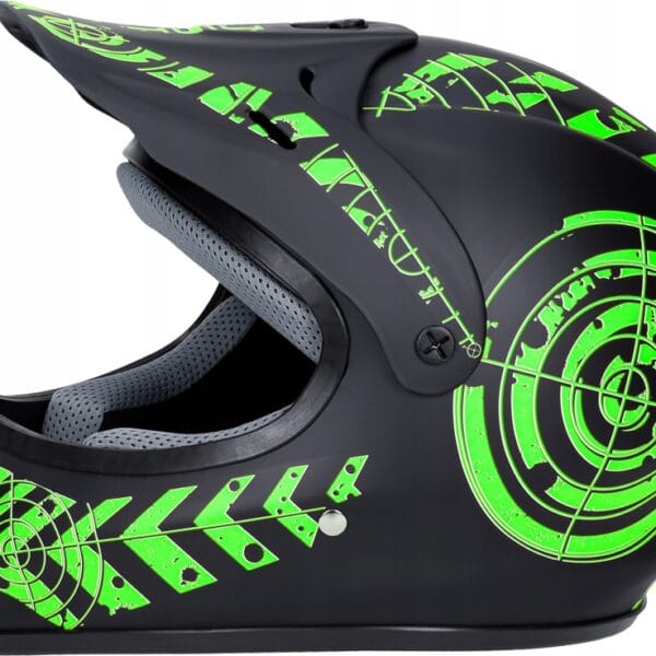 Kask Enduro Hulajnoga Zielony