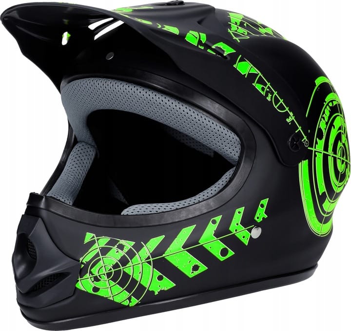 Kask Enduro Hulajnoga Zielony Kask Enduro Hulajnoga Zielony