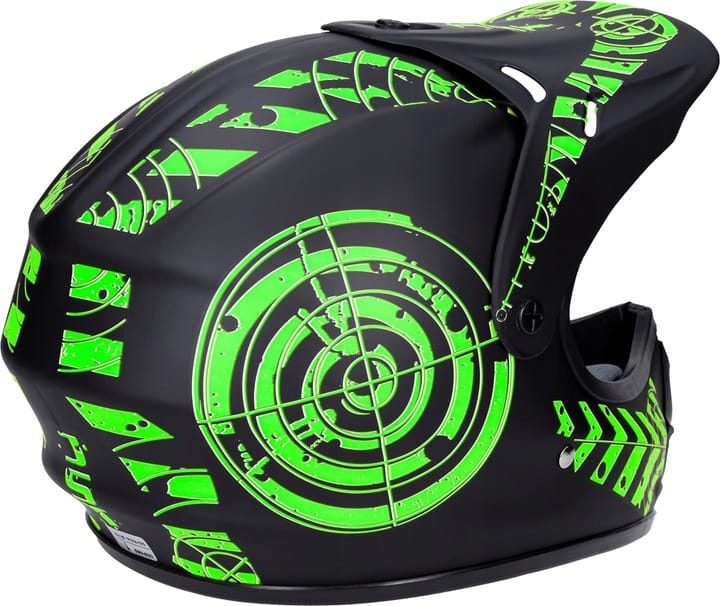 Kask Enduro Hulajnoga Zielony Kask Enduro Hulajnoga Zielony