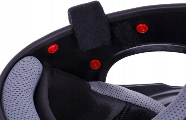 Kask Motocyklowy Hulajnoga Czerwony