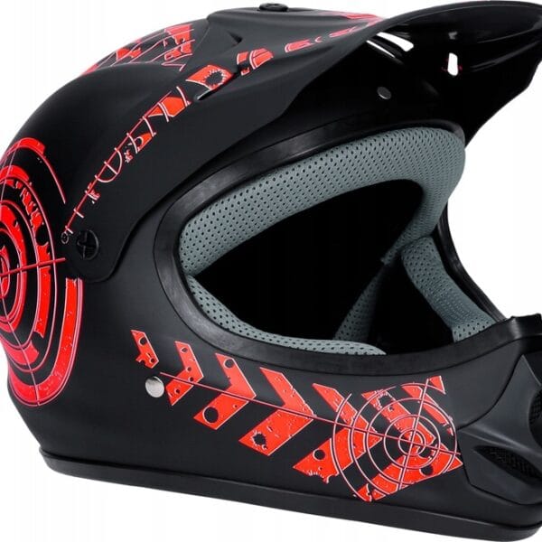 Kask Motocyklowy Hulajnoga Czerwony