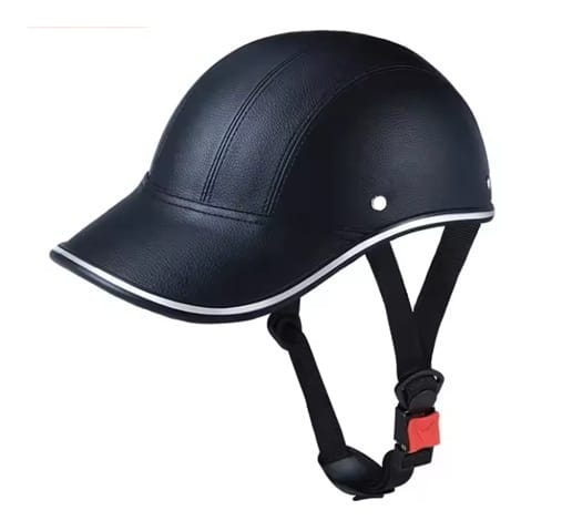 Kask motocyklowy klasyczny skórzany